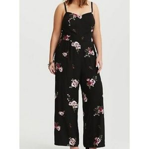 TORRID Floral Jumpsuit